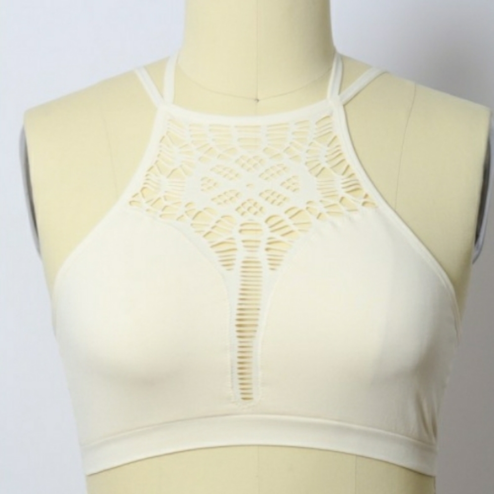 Ivory Floral Bralette